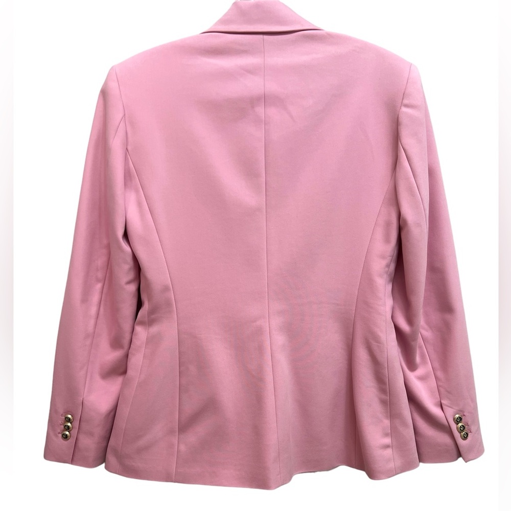 **SOLD** Zara NWT Double Breasted Tailored Blazer Pink Size M - Picture 3 of 10